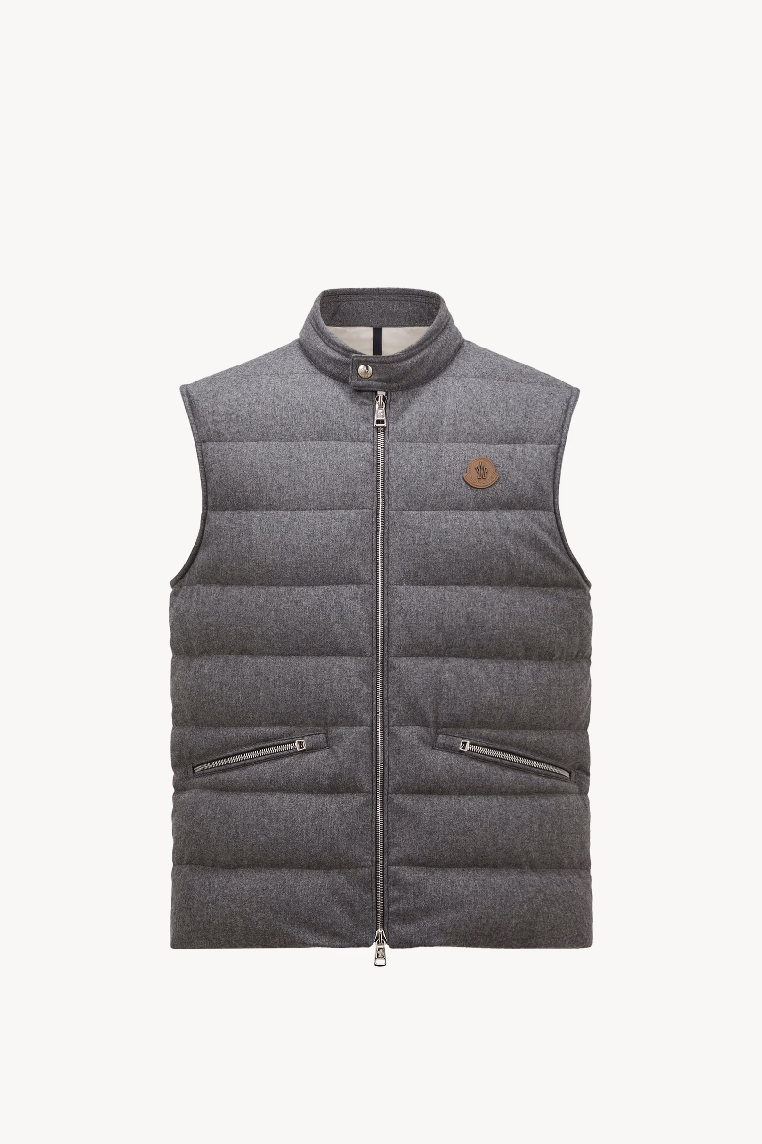 Chaleco plumífero de cachemira Gallienne Hombre Gris Moncler 2
